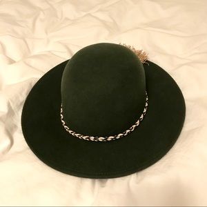 RARE green Brixton Tiller hat size medium (7 1/4)